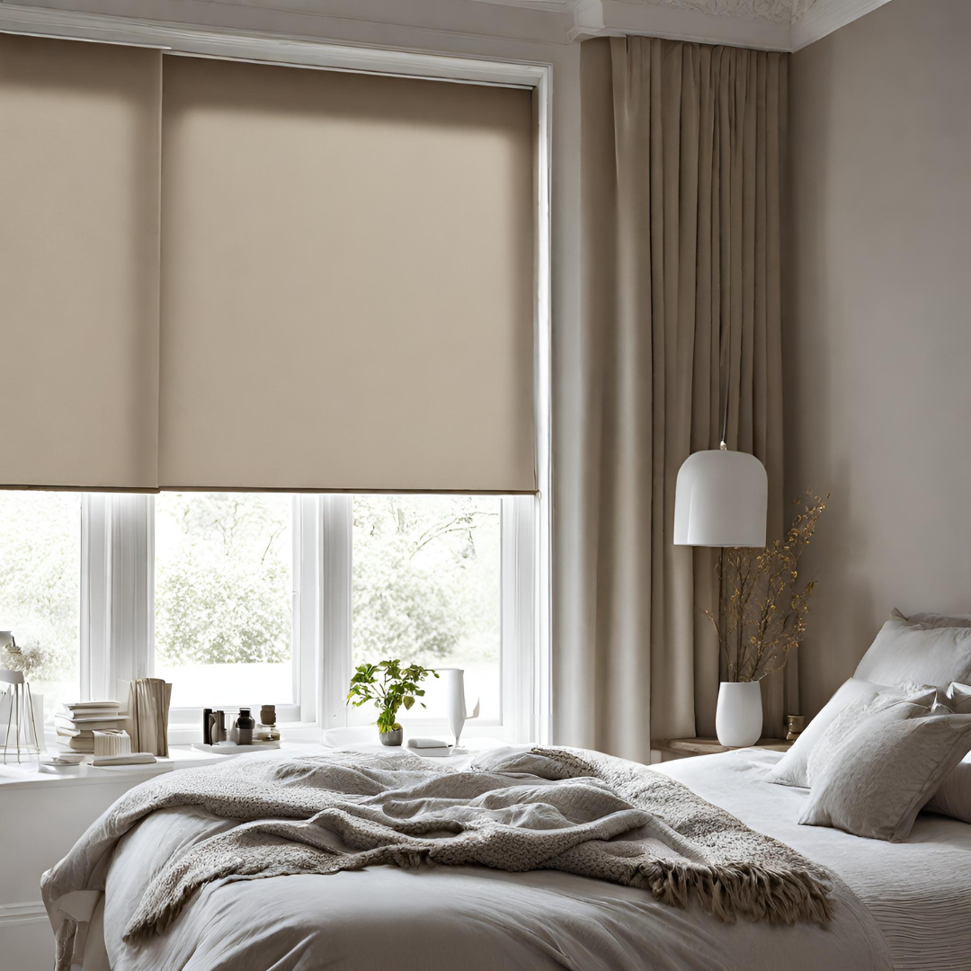 measured electric roller blind