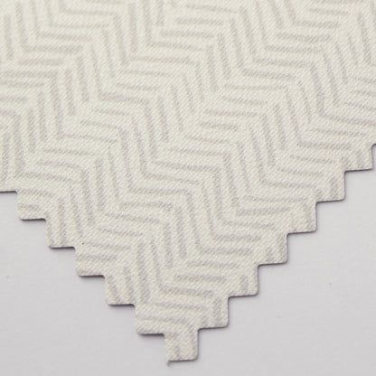 Light Grey Herringbone Fabric Sample